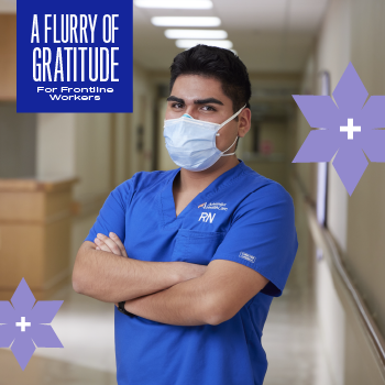 flurry of gratitude for frontline workers