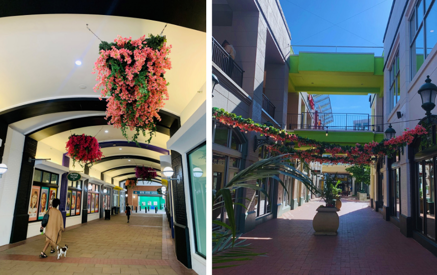 Brightly ever after floral breezeway art