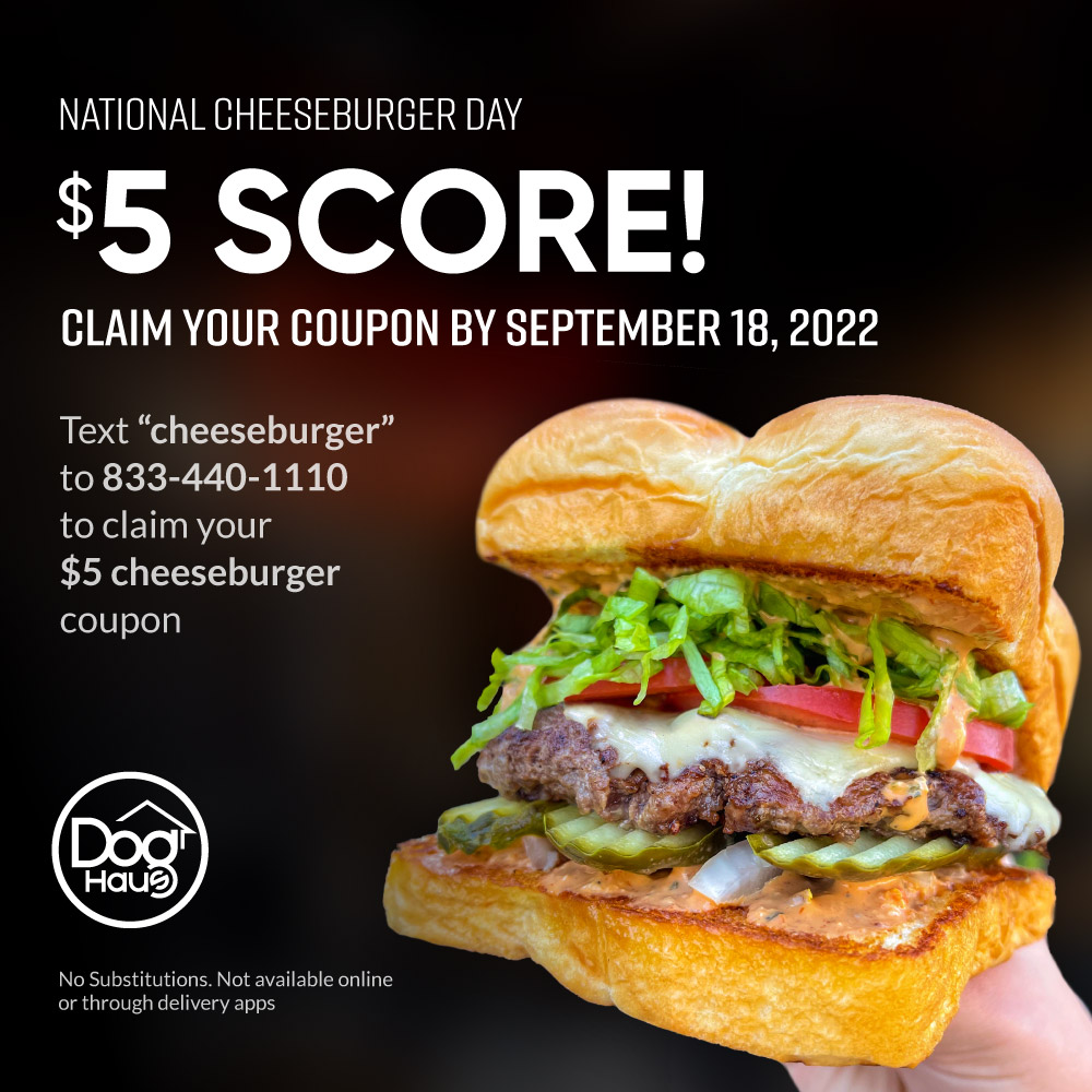 Dog Haus National Cheeseburger Day icon