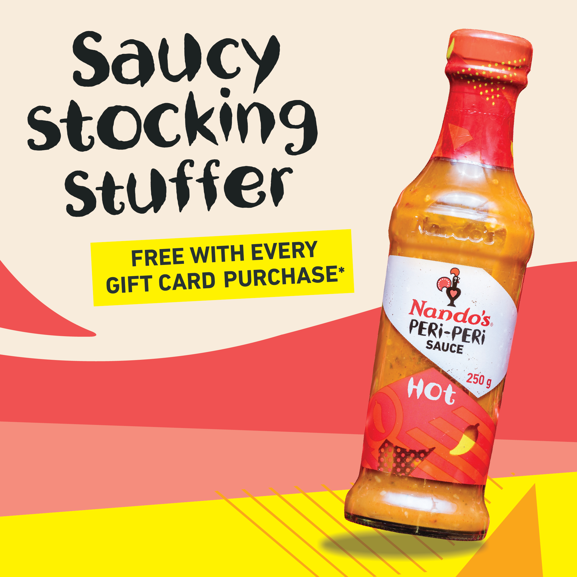 FREE Saucy Stocking Stuffer with every Gift Card Purchase icon