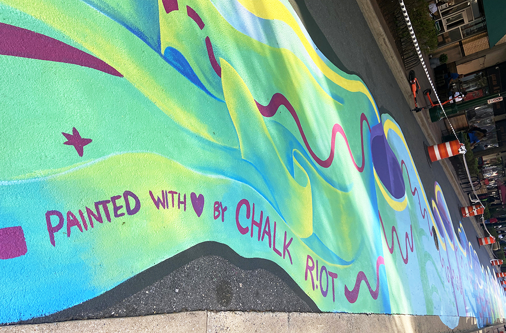 Weave and Flow by CHALK R!OT at Downtown Silver Spring