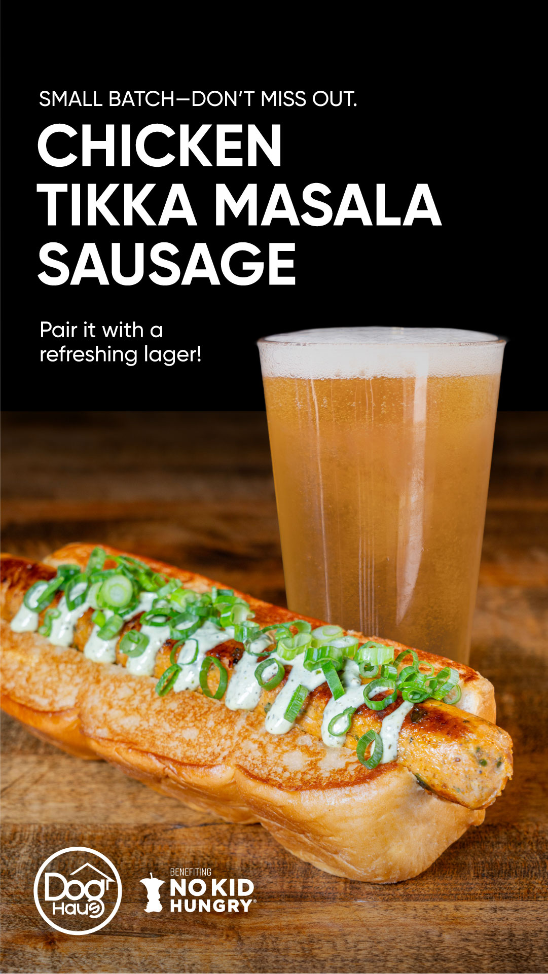 Dog Haus Chicken Tikka Masala Sausage